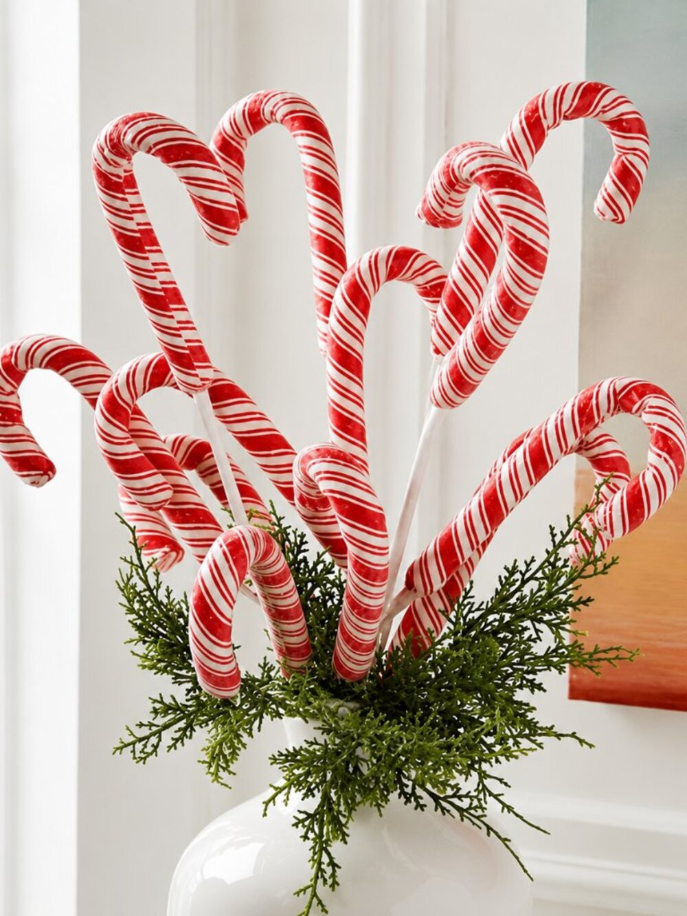 New Set of 4 Candy Cane Picks by Valerie